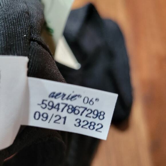 NWT Aerie Bandeau Swim Top With Playful Beaded Straps Size Small - Picture 13 of 13